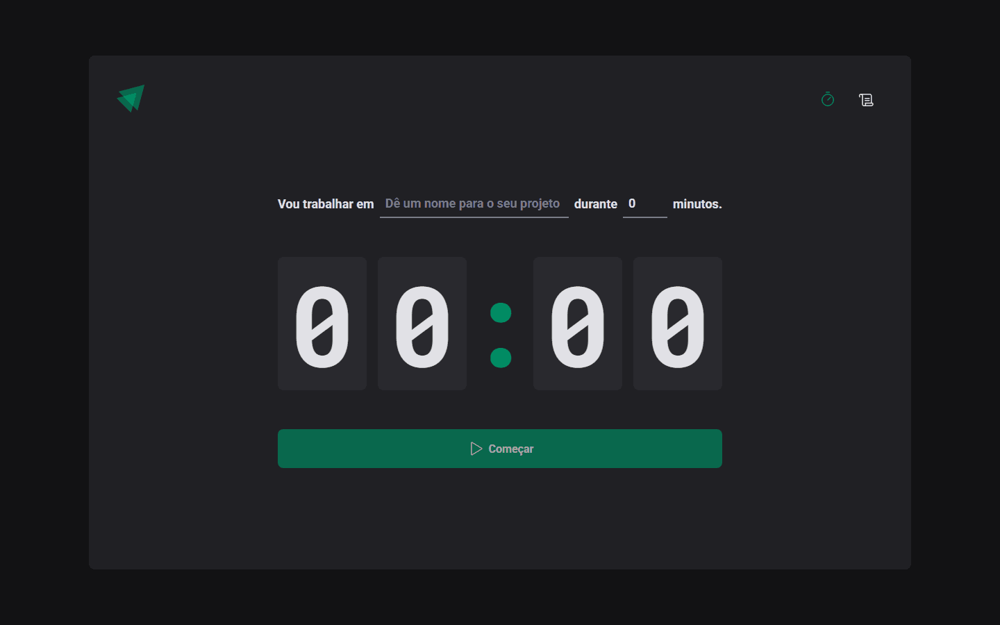 Ignite Timer — Aplicação de método Pomodoro em React e TypeScript, com histórico de ciclos, contexto global e formulários validados.